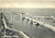 Cartolina originale da collezione 1955 ca VIAREGGIO  LU Veduta del molo con bagnanti sulla spiaggia FG VG 1