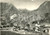Cartolina originale da collezione 1950 ca ACCEGLIO CN Panorama della VALLE MACRA e del paese Cartolina FG VG 1