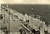 Cartolina originale da collezione 1956 BELLARIAIGEA MARINA RN Spiaggia e lungomare ANIMATA con auto e vele VG 1