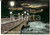 Cartolina originale da collezione 1966 RIOLO TERME RA Panorama notturno dal fiume SERIO Cartolina animata FG VG 1