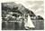 Cartolina originale da collezione 1953 CAPRI NA Barca a vela al largo di MARINA GRANDE Cartolina FG VG 1