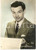 Cartolina originale da collezione 1955 ca CINEMA Attore Georges ROLLIN legge giornale Ritratto fotografico FP NV 1