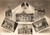 Cartolina originale da collezione 1950 ROMA Vedutine della città  Papa PIO XII Cartolina FG 1