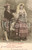 Cartolina originale da collezione 1905 Un Idylle au PAYS BASQUE Costumes FP VG Rare 1