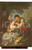Cartolina originale da collezione 1920 FRANCOIS BOUCHER Pastorale CARTOLINA FP non viaggiata 1