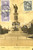 Cartolina originale da collezione 1908 TRENTO Veduta del monumento a DANTE ALIGHIERI Cartolina postale FP VG 1