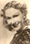 Cartolina originale da collezione 1945 ca CINEMA Attrice Vivi GIOI Ritratto Fotografia seriale ASER 1