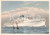 Cartolina originale da collezione 1955 ca FLOTTA LAURO Turbonave ROMA Marina Mercantile ILLUSTRATA Cartolina FG VG 1