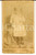 Fotografia d epoca originale 1900 ca TORINO Ritratto dI bambina in abito bianco Fotografia ALLAIS CDV 1