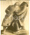 Fotografia d epoca originale 1930 ca ART Ernst BARLACH Panischer Schrecken Photo sculpture 14x17 cm 1