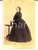 Fotografia d epoca originale 1870 ca UNGHERIA ? Ritratto di donna in abito da lutto con libro Foto CDV 1
