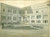 Fotografia d epoca originale 1910 ca MILANO Ospedale CittÃ  di FRANCIA C.R.I. n. 11 Cortile Foto DANNEGGIATA 1