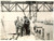 Fotografia d epoca originale 1932 VENEZIA Ministro Araldo di CROLLALANZA cantiere ponte MESTRE Danneggiata 1