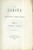 Giornale, rivista storica 1865 LA CARITÃ€ Rivista religiosa scientifica ANNO I QUADERNO I DANNEGGIATO 1