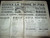 Documento originale, autentico 1940 CANZONIERE FASCISTA Radio stampa canzone 34x50 cm MARAMAO perché sei morto 1