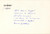 Autografo originale 1975 ca MILANO  LA NOTTE  Biglietto Bruno CASTELLINO giornalista Autografo 1