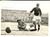 Fotografia d epoca originale 1955 ca CALCIO FIORENTINALAZIO Azione di Giuseppe VIRGILI Foto 18x13 cm 1