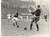 1960 ca CALCIO GENOA-FIORENTINA Miguel MONTUORI tira in porta *Foto 24x18 cm  Fotografia d'epoca.   CONDIZIONI: FAIR (bassa qualit&agrave; di stampa; forellini da affissione agli angoli) FORMATO: 24x18 cm     originale e autentica 1
