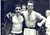 1959 BOXE PARIS Germinal BALLARIN et Laszlo PAPP aprÃ¨s le combat - Photo Fotografia d'epoca con didascalia coeva.  CONDIZIONI: G FORMATO: 18x13 cm    originale e autentica 1