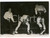 1954 PARIS Jean SNEYERS e Ray FAMECHON in una fase del match *Foto 18x13 cm Fotografia d'epoca con didascalia coeva.  CONDIZIONI: FAIR (bassa qualit&agrave; di stampa e lievi piegature) FORMATO: 18x13 cm     originale e autentica 1