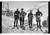 Fotografia d epoca originale 6x9cm NEGATIVO ORIGINALE  1921 PASSO SPLUGA Escursione sulla neve con gli sci 1