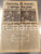 Giornale, rivista storica 1936 GAZZETTA DEL POPOLO L Impero italiano  Miracolo di Mussolini  Giornale 1
