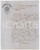 Documento originale, autentico 1881 SARDEGNA TEMPIO PAUSANIA  Giovanni AZZENA  Lettera per invio cotone 1