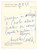 Autografo originale 1956 MONTECATINI TERME Cartolina Aurelio CANDIAN a un collega  Autografo 1