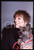 Fotografia d epoca originale Liza MINNELLI  Ritratto con il cane Lilly  MILANO 1989 35mm vintage slide 7 1