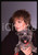 Fotografia d epoca originale Liza MINNELLI  Ritratto con il cane Lilly  MILANO 1989 35mm vintage slide 11 1