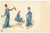 1900 ca HUMOUR Three drunken women ILLUSTRATED Postcard FP NV  Cartolina postale d'epoca, non viaggiata.CONDIZIONI: FAIR (lievi bruniture)FORMATO: FP    originale e autentica 1