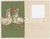 1910 ca GERMANY Diese zwei Paar Waden - Postcard legs / ducks  Cartolina postale d'epoca, non viaggiata, con apertura a finestrella sotto la quale si cela un'immagine di anatre. GOOD/buono  Formato: 9x14 cm originale e autentica 2