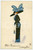 1911 ART NOUVEAU MODE PARISIENNE - Hiver (6) Illustrated postcard  Cartolina postale d'epoca, illustrata, viaggiata.CONDIZIONI: GFORMATO: FP    originale e autentica 1