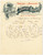 Documento originale, autentico 1901 PUGETSURARGENS F Daniel ESNARD Fabrique bouchons  Huile Lettre entÃªte 1
