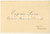 Oggetto da collezione cartaceo 1900 ca VERONA Eugenio LENA Economo Manicomio Provinciale  Biglietto 1