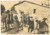 Fotografia d epoca originale 1923 FIUME ISTRIA Ufficiali italiani presso lo sbarramento di ZAMET Foto 6x4 1