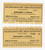 Oggetto da collezione cartaceo 1950 ca SALZBURG  ALBUS Stadtrundfahrt  Lot of 2 tickets 9x5 cm 1