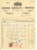 1930 BRESCIA Garage Ansaldo di Santo SAOTTINI Fattura 20x27 cm Fattura d'epoca. FAIR/discreto Piegature d'epoca, forellini e macchie al margine superiore Formato: 20x27  cm originale e autentica 1