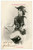 1902 FRANCE HUMOUR Les femmes de l'avenir - Petit tambour ^Postcard n° 5  Cartolina postale d'epoca, viaggiata.Si tratta di una serie che immaginava le donne del futuro nei mestieri che, all'epoca, erano riservati agli uomini.EDITORE: A. Bergeret - Nancy GOOD/buono  Formato: 9x14 cm originale e autentica 1