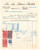 Documento originale, autentico 1939 MILANO via Quintino Sella  Soc. An. Laterizi BOLLATE  Fattura 1