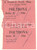 Documento originale, autentico 1930 ca PISA R. Teatro G. Verdi  Biglietto poltrona 1