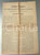 1881 Discorso on. Giuseppe ZANARDELLI alla Camera sullo scrutinio *Manifestino Manifestino originale d'epoca, contenente il testo del discorso pronunciato il 21 giugno 1881 sullo scrutinio di lista.PAGINE: 4 FAIR/discreto piegature d'epoca Formato: 34x47 cm originale e autentica 1