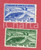 1949 VATICANO Posta Aerea 75° anniversario UPU Serie completa francobolli Serie completa di 2 francobolli (Lire 300, Lire 1000). GOOD/buono  Formato: 4x2 cm originale e autentica 1