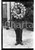 Fotografia d epoca originale 1920 GARLATE LC Ritratto di Vignola con ghirlanda NEGATIVO ORIGINALE 1