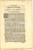1700 ca Difesa di Giovanni Pietro PEZZOGLIO accusato di avere ucciso la moglie Documento a stampa, originale d'epoca, di area piemontese, contenente il testo della memoria difensiva in favore di Giovanni Pietro Pezzoglio, accusato di avere ucciso la moglie Barbara Zanengo. Sono messe in discussione le testimonianze che affermavano di averlo visto aggredire e accoltellare la donna in strada, prima di darsi alla fuga, oltre a riportare la testimonianza dei medici che avevano esaminato il cadavere per valutare le reali cause della morte e la compatibilità con il racconto dei testimoni oculari.In lingua latina. PAGINE: 24 (3 bianche) POOR/danneggiato prima pagina quasi completamente distaccata; fioriture FORMATO: 20x28 cm originale e autentica 1