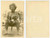 1940 ca AFRICA CONGO BELGA Capo MANGBETU seduto *Foto 9x14 cm  Fotografia originale d'epoca.  FAIR/discreto piegatura angolare FORMATO: 9x14 cm originale e autentica 1