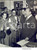 1953 PORTOFINO Inaugurazione trasmettitore RAI GE 1 Discorso Cristiano RIDOMI Fotografia d'epoca.CONDIZIONI: G (ma lieve sovraimpressione al margine inferiore)FORMATO: 18x24 cm       originale e autentica 1