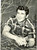 Cartolina originale da collezione 1955 ca CINEMA Rock HUDSON Attore  Cartolina FG NV 1 1