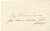 Autografo originale 1890 ca BOLOGNA Ing. Domenico CORAZZA  Biglietto da visita AUTOGRAFO 1