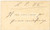 Autografo originale 1888 BOLOGNA Pietro LORETA chirurgo e patriota  Biglietto da visita AUTOGRAFO 1
